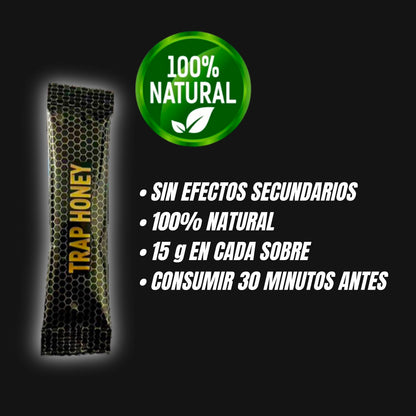 10 Honey Packs- Miel Afrodisíaca Potenciador Sexual